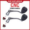 Metal CNC Fishing Reel Crank Handle with EVA Grip, Spinning Wheel Accessories for Smooth Reeling.