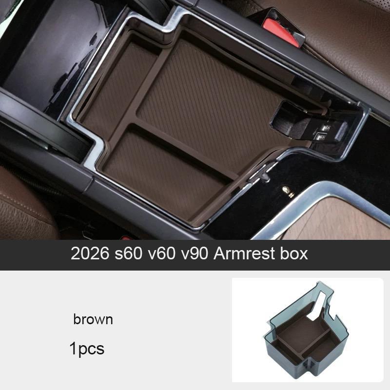 New 2026 For Volvo Xc90 Xc60 S90 V90 S60 V60 Armrest Box Storage Box Storage Box Automotive Accessories