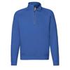 Fruit of the Loom Mens Premium Zip Neck Sweatshirt