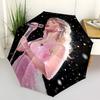 Taylor Swift Themed Automatic Opening and Closing Umbrella, Compact Travel Umbrella, Lightweight and Portable, Suitable for Beach Commuting