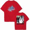 T-shirt Manches Courtes Double Face Imprimé Freya Skye Music Tour en Soie de Lait (Taille européenne)