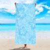1pc Floral Minimalist Printed Beach Towel, Quick Drying Absorbent Swimming Towel, Suitable for Sports, Camping, Yoga