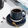 Large Capacity Coffee Cup Plate Two Piece Set Nordic Style Breakfast Cup Coffee Cup Ceramic Water Cup Mug Milk Cup