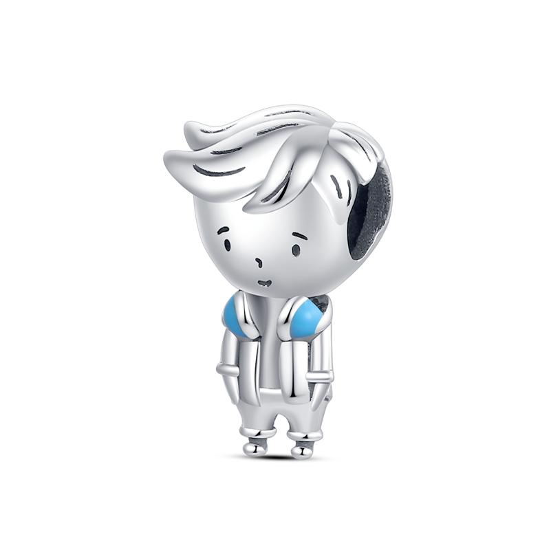 925 Silver Travel Charms Japanese Doll Coffee Cup Plane Camera Dangle Charm Beads Fit Bangle Bracelet Jewelry