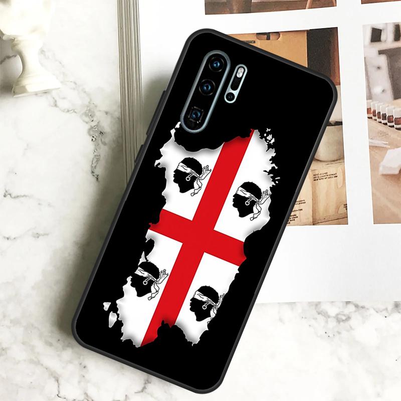 Flag of Sardinia For Huawei Nova 12i 12s 11i 8i Y73 Y72 Y61 Y91 Y90 Y70 Y60 9 10 SE P30 P40 Lite P60 Pro Case