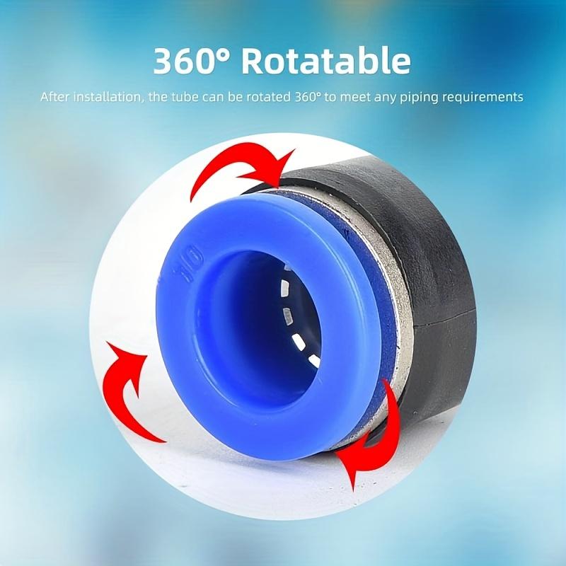 50 PCS Set of Pneumatic Connectors Quick Push Connector Tube Hose 4/6/8/10/12 Air Pneumatic Parts Connector Connector Accessorie