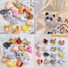 Super Soft Animal Park Duck-billed Platypus Little Lynx Beanie Eye Plushie Keychain Flamingo Raccoon Bag Hanging Decoration Characters)