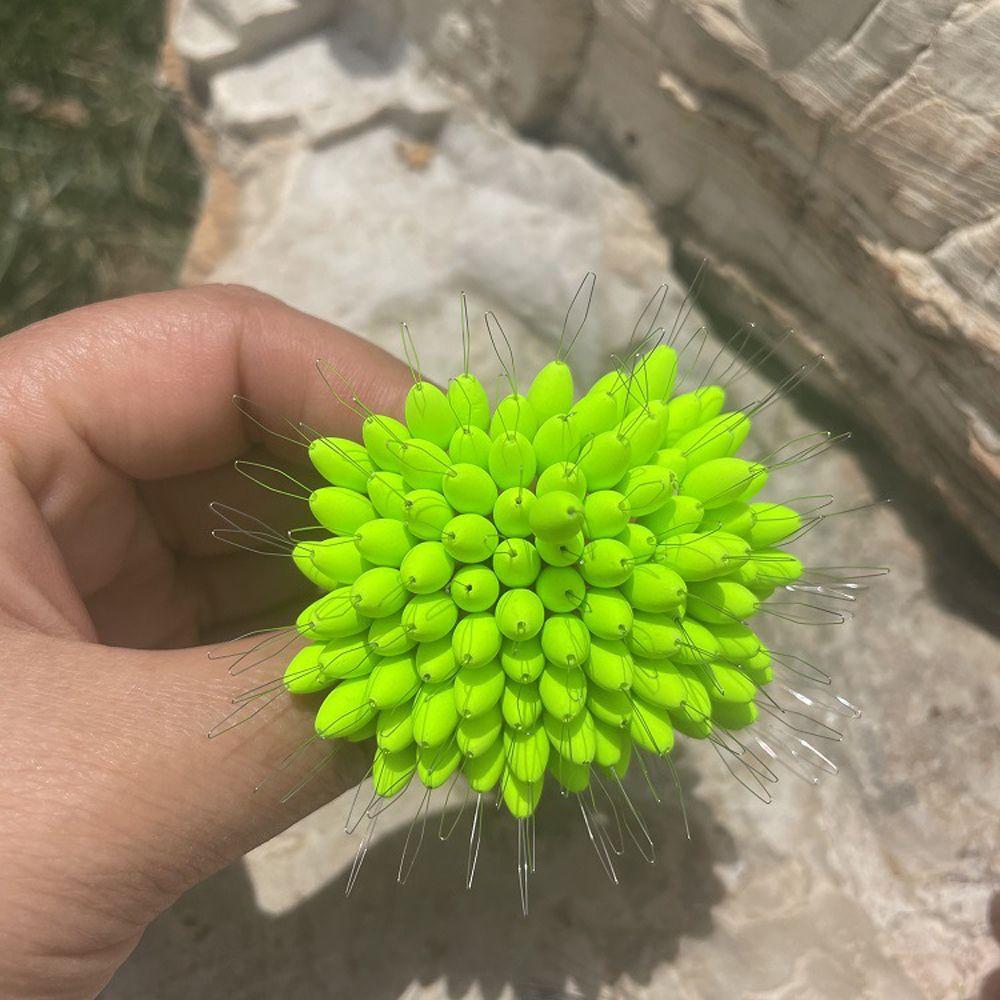 Competition Stopper Connector Fishing Bobber Fishing Space Beans Oval Fishing Float Floating Beans