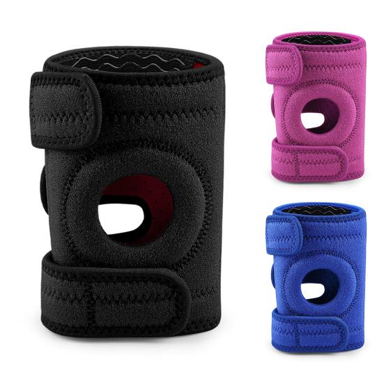 1Pc Youth Kids Knee Brace Patella Stabilizer with Adjustable Fastener Tape Soft Non-Slip Design Knee Support Strap