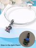 Charms Plata Copper Colors Halloween Ghost Pumpkin Beads Charm Pendant For Original Bracelet For Women Diy Jewelry Love Gift