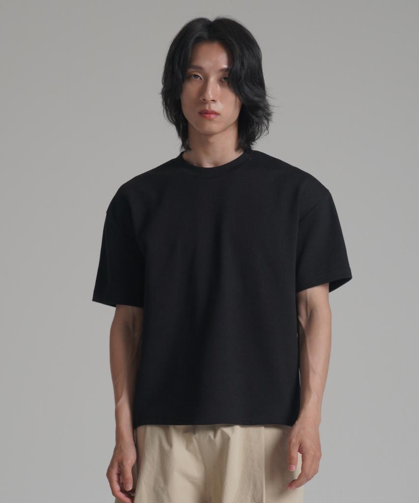 Noming Loose Fit Crop Easy Short Sleeve - Black