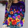 Women T Shirt Autumn Long Sleeve Tops Floral 3d Print Fashion T-Shirts Casual Harajuku Tops Tees Ladies Tshirt Oversized Tees