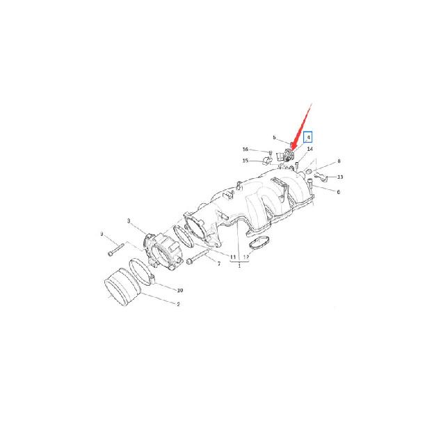 A High Quality Intake Manifold Absolute Pressure Sensor Suitable For Maserati Ghibli Quattroporte Levante Ferrari 488  272880