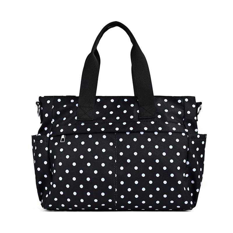 New Polka Dot Tote Bag Women'S Travel Messenger Women'S Bag Niche Single Shoulder Tote Large Capacity Bag