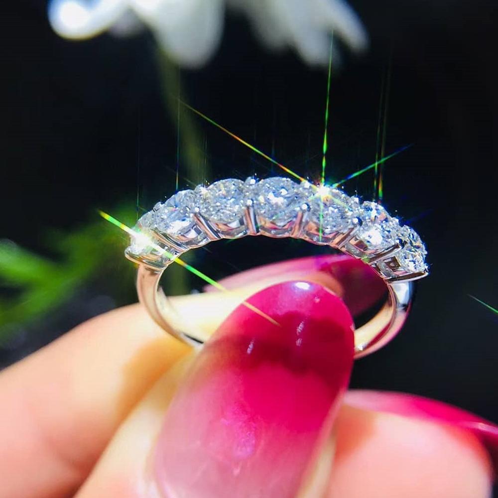 Huitan High-quality CopperPlated Finger-ring for Women Luxury Inlaid CZ Stone Simple Stylish Wedding Bands Female Ring Jewelry