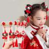 Chinese Style Children's New Year Hairpin Hanfu Headwear Ancient Style Hair Clips Girls