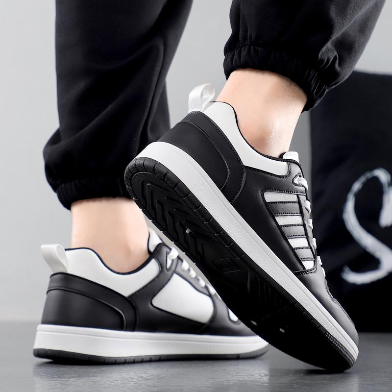 Nya herrars klassiska mode låga tjock sula skateboard skor bekväma mjuka sula basket sneakers