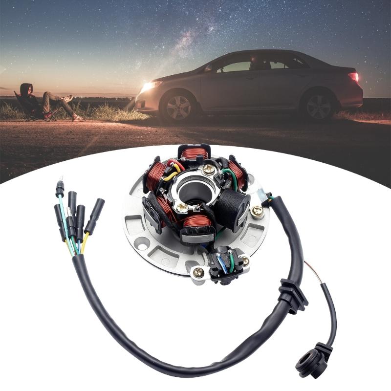 High Performances Ignition Coil Stator Steel Construction Bike Stator for 140CC 150CC 160CC Motorcycle Engines