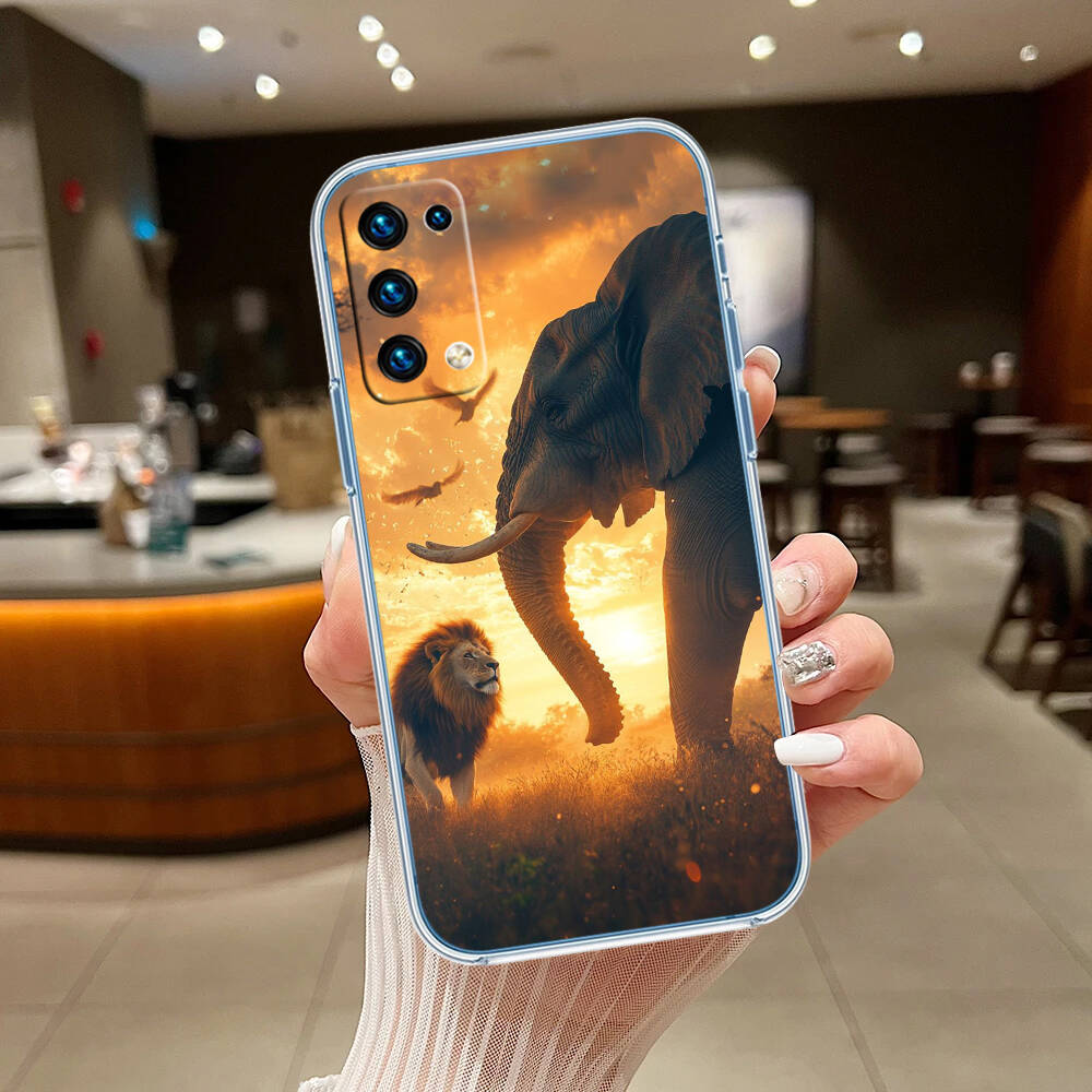 Animal Elephant Phone Case for Motorola Edge 20 30 S30 40 50 Fusion Lite Plus Pro Neo Ultra One Hyper Power Action Zoom Macro Vision