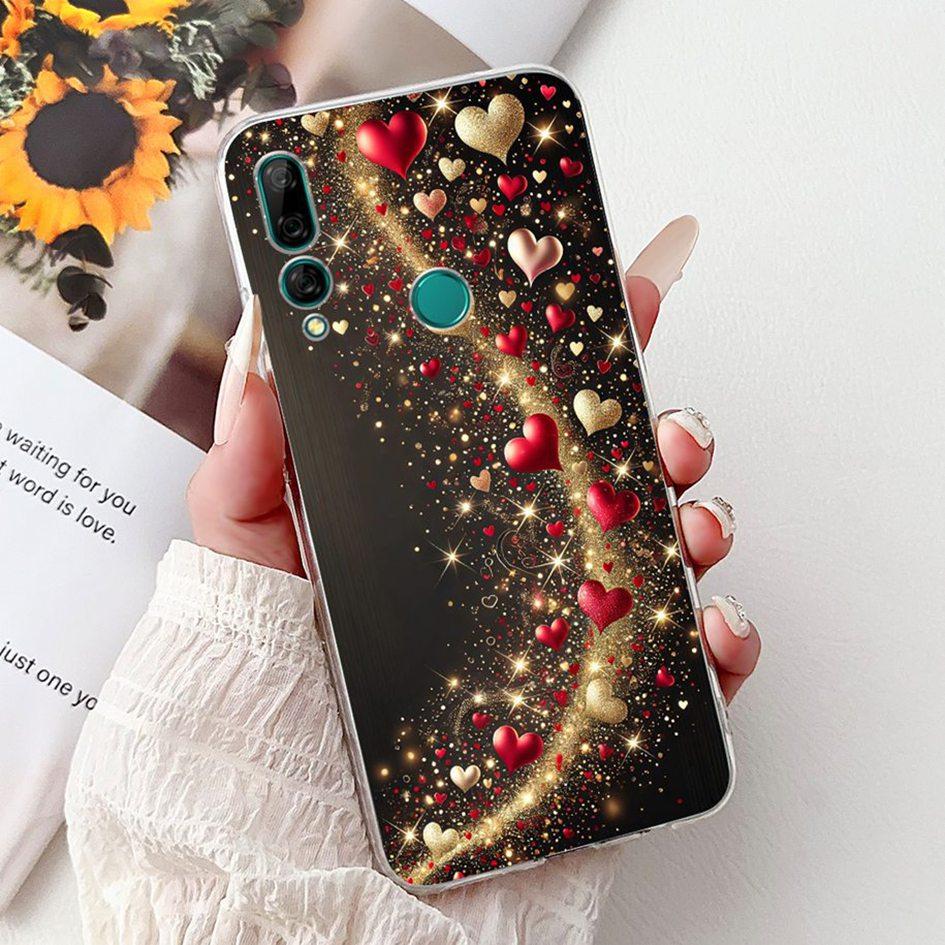 For Huawei Y9 2019 Case Y9 Prime 2019 Cover Cute Cartoon Lion Carp Soft Silicone Phone Covers For Huawei P Smart Z STK-LX1 Shell