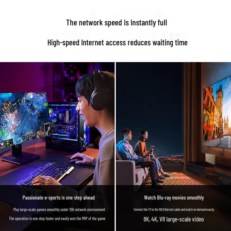 Ugreen Cat8 10-Gigabit Shielded Ethernet Cable