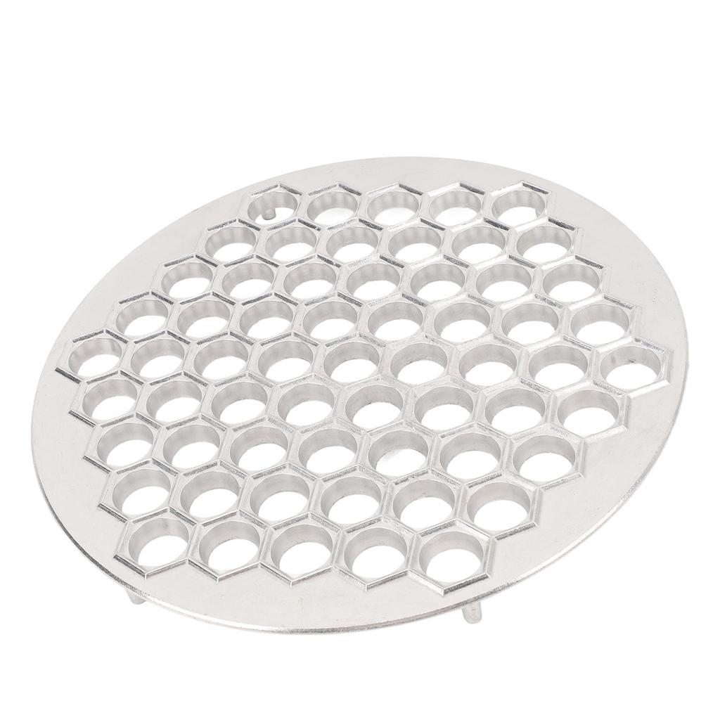 Appareil à raviolis russes 61 trous Alliage d'aluminium Lavable au lave-vaisselle Outil de fabrication de pelmenis pour la maison