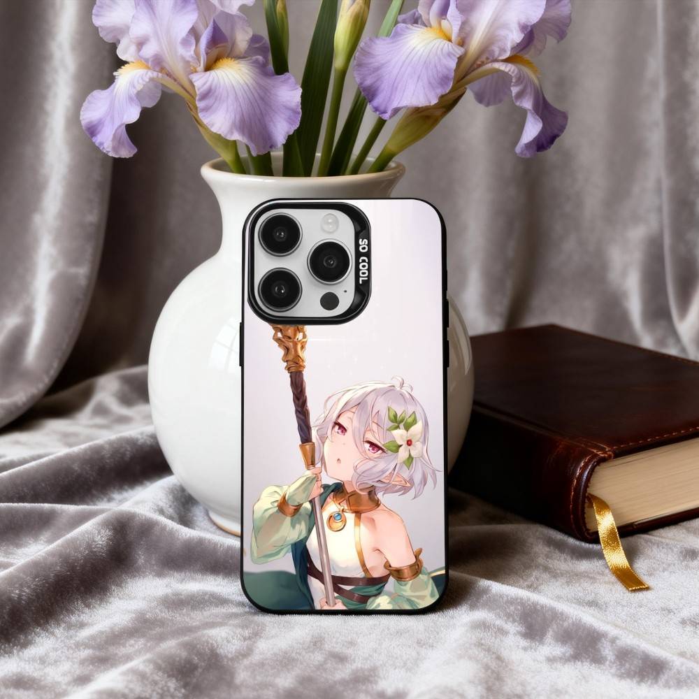 P-Princess C-Connect K-Kokkoro Phone Case For iPhone17,16,15,14,13,12,11 Plus,Pro Max Candy Silver Plated Inside Cover