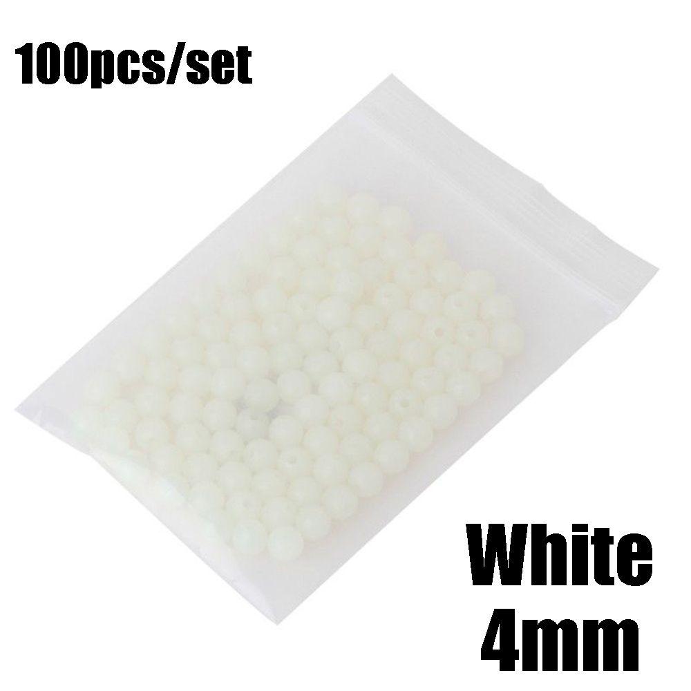 100pc/bag 4/5/6/8mm Night Sea Luminous Light Fishing Floats Beads Stoppers Glowing Balls