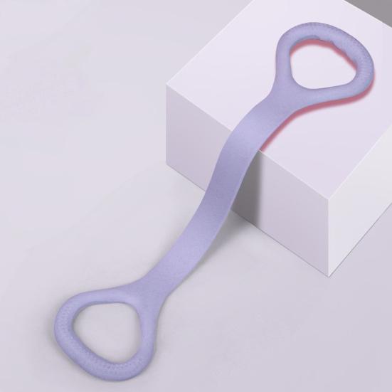 Silicone Figure 8 Resistance Band Anti-slip Men Women Arm Shoulder Stretch Strength Training