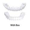 Fake On Snap Teeth Upper Lower Dental Veneers Denture Tooth Cover Set Simulation