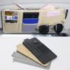 Car Organizer Light Barrier Car Sun Visor Organizer Clip Sunshade Storage Bag Zipper Sunglasses Pen Card Small Files Bracket