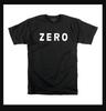 T-shirt Logo Army Zero Skateboards Nero Bianco