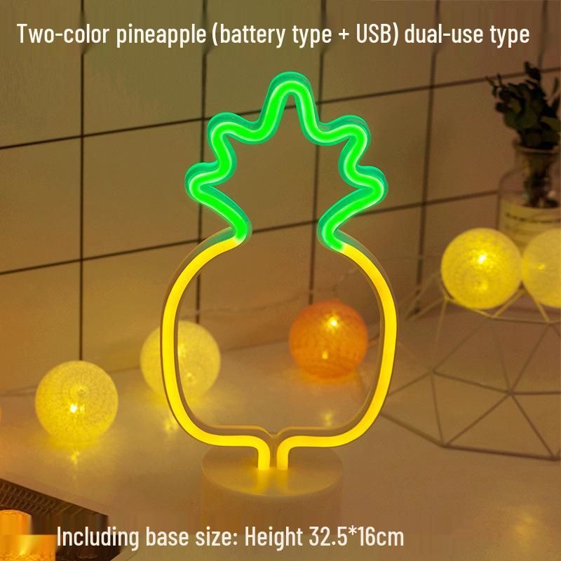 Neon Kaktus & Flamingo LED Licht für Feiertagsdekorationen