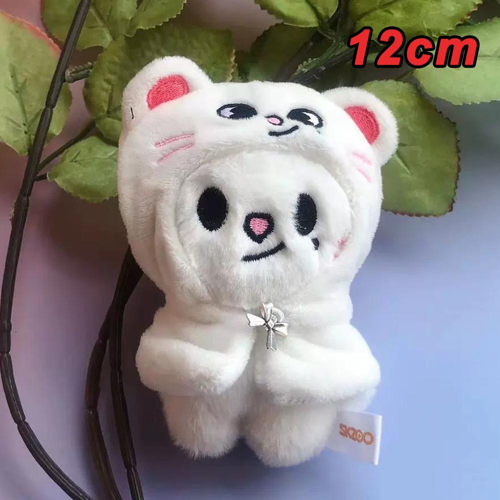 * Plush Toys 10cm Stray Kids Plush Wolf Chan Cartoon Stuffed Animal Plushies Doll Kawaii Companion for Kid Adults Fans Gift
