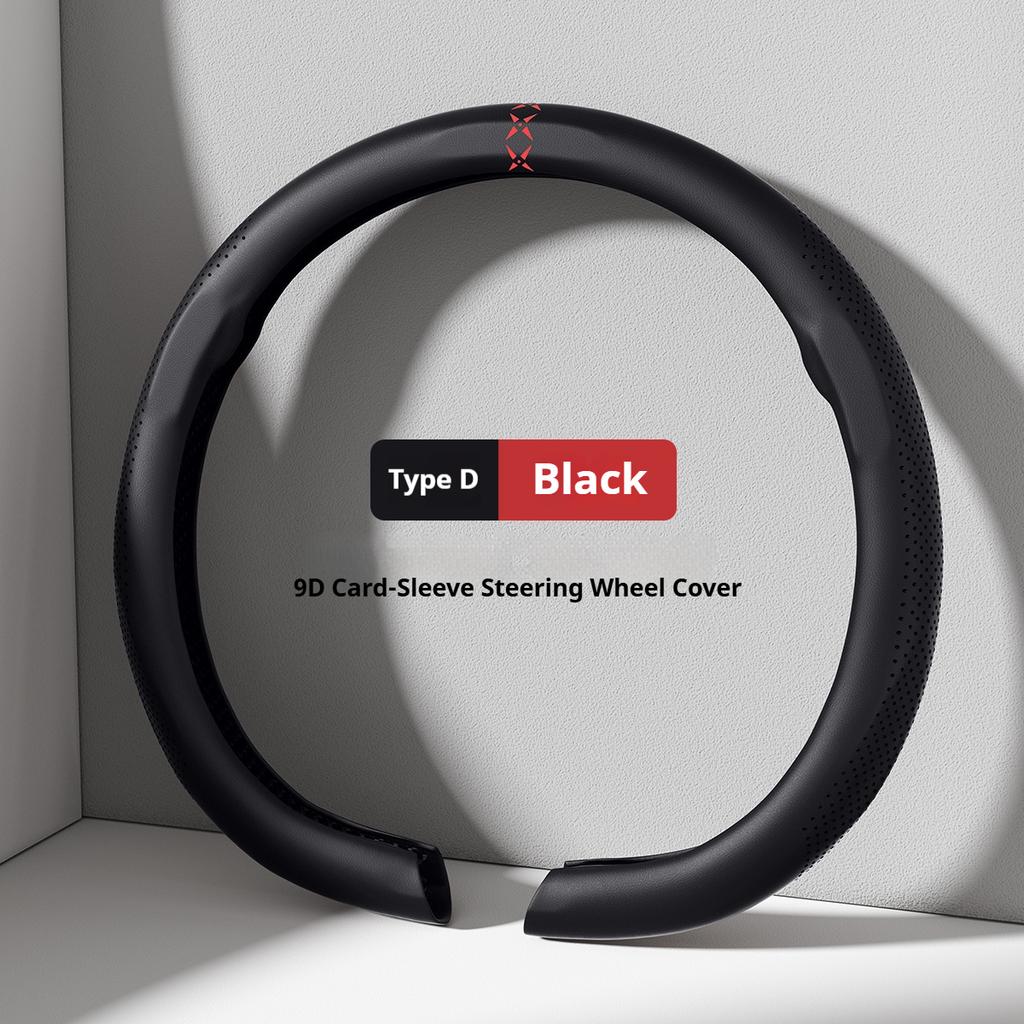 For Chery Exeed TX Nappa Leather grain Car Steering Wheel Cover Breathable and Anti Slip Accessories Interior Accessories