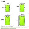 6PCS Soccer Pinnies Quick Drying Football Team Jerseys Sports Soccer Team Training Practice Youth Adult Basketball Sports Vest