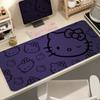 Creative Leather Hello Kitty Printed Mouse Pad Girls Student Extra Large Non-Slip Pad Computer Key Pad Cartoon Desk Writing Pad