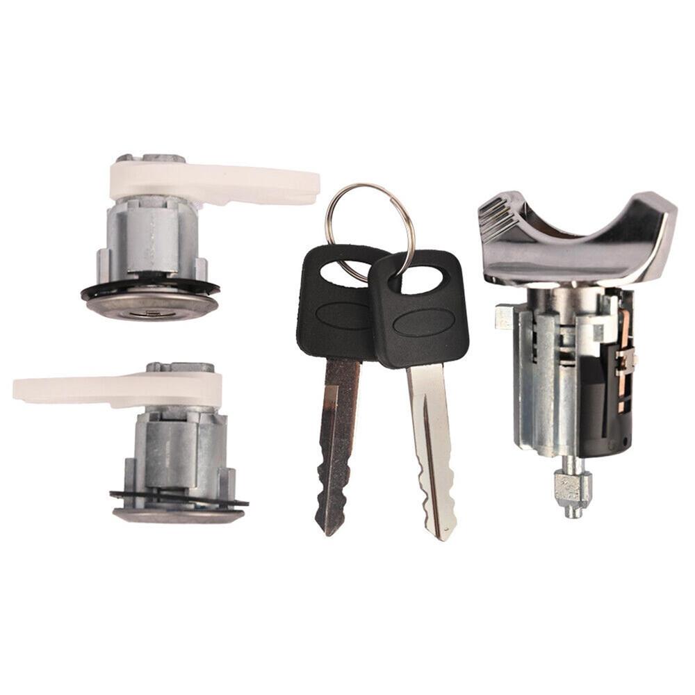 For 1992-95 Ford Bronco F150 F250 F350 Pickup Ignition & Door Lock Cylinder Set