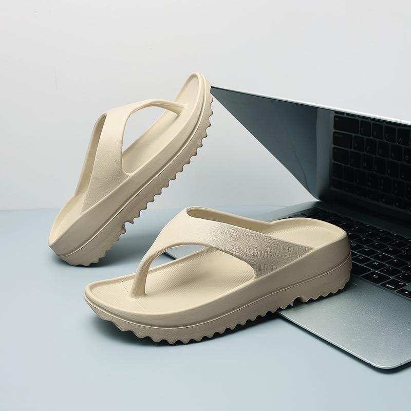Fashion Crestar New Platform Flip Flops For Women Summer Fashion Outdoor Beach Slippers Comfort Soft Thick Sole EVA Sandals House Slides