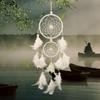 Attrape Rêve White Feathers Catcher De Reve Dream Catcher