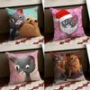 Anime Cute NNoodle and BBun Cushion Cover Reversible Soft Durable Pillow Cover Home Car MultiScene Use for Daily Comfort
