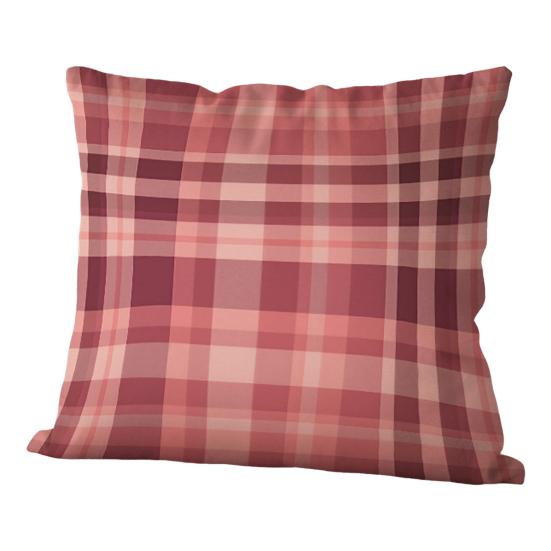 Housse de Coussin Motif Écossais Coloré Housse de Coussin 18x18 Pouces Housse de Coussin à Carreaux pour Chambre Canapé Salon Bureau