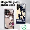HOT JOJO Steel Ball Run  Phone Case For Samsung S26 S25 S24 S23 S22 S21 Plus Ultra Note20 Glass Magnetic Case