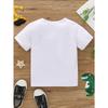 European Sizes Boys' T-Shirt with The Phrase 'IF YOU THINK I'M AWESOME' Print In a Creative And Versatile Round Neck Design