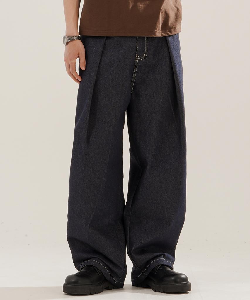 JEMUT Sleek Non-Fade Denim Pants Indigo Nslp2610