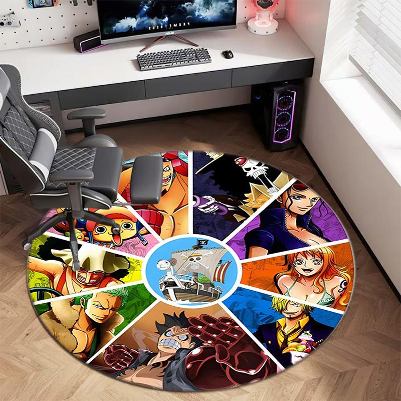 Cute Monkey D. Luffy from the Japanese Manga ONE PIECE Carpet Is Soft, Home, Bedroom, Door Mat Decoration, and Non Slip Carpet E6