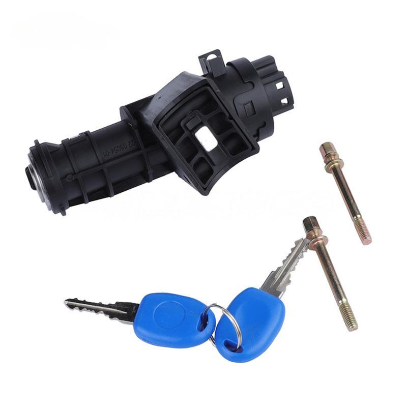 Car Ignition Lock Cylinder And Ignition Switch Key For Fiat For Doblo 2001-2010 Truck Car Tool Automobiles Interior Parts
