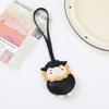 Mini Goat Pu Leather Keychain Sheep Pattern Car Key Ring Soft Bag Charm For Women Purse Decor Gift