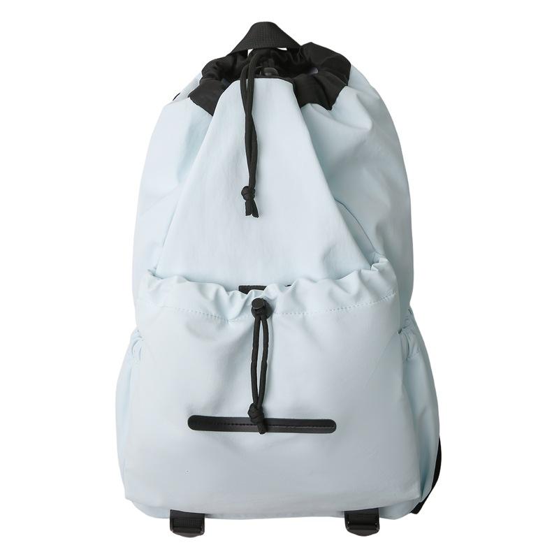 Student Schoolbag Lightweight Sports Backpack Women's Drawstring Backpack