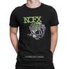 Men's T-Shirt Pop Funny Pure Cotton Tees Short Sleeve N-Nofx T Shirts Round Neck Clothes New Arrival